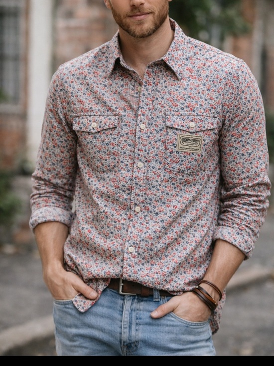 Denim & Supply Ralph Lauren Other - Denim & Supply Ralph Lauren Multicolor Floral Shirt Size L Cotton Men’s